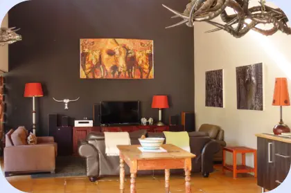 Sunset Game Lodge Lounge and TV Room Hoedspruit